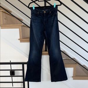 J Brand Dark Blue Flare Jeans